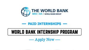 World Bank Internship Program 2024